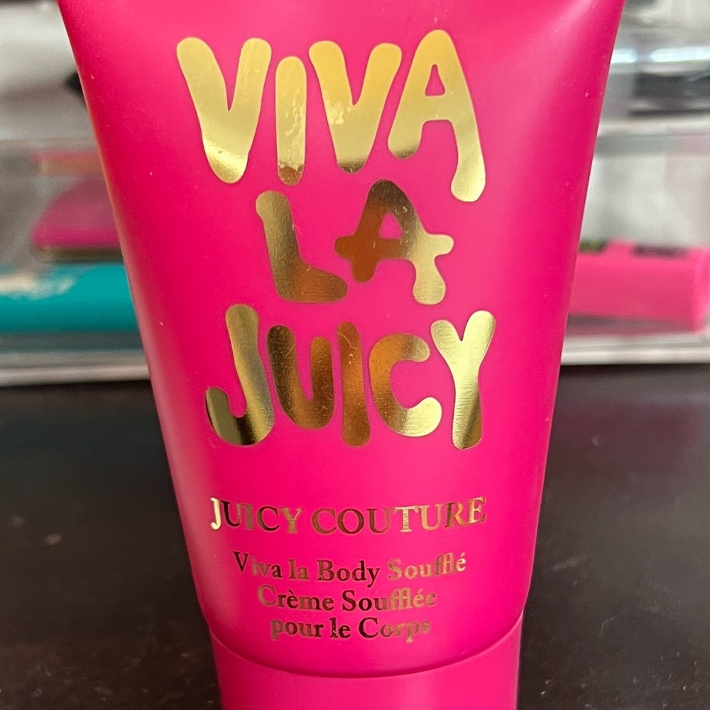 NEW Juicy Couture Viva La Juicy Body Soufflé - Vibrant Pink and Gold